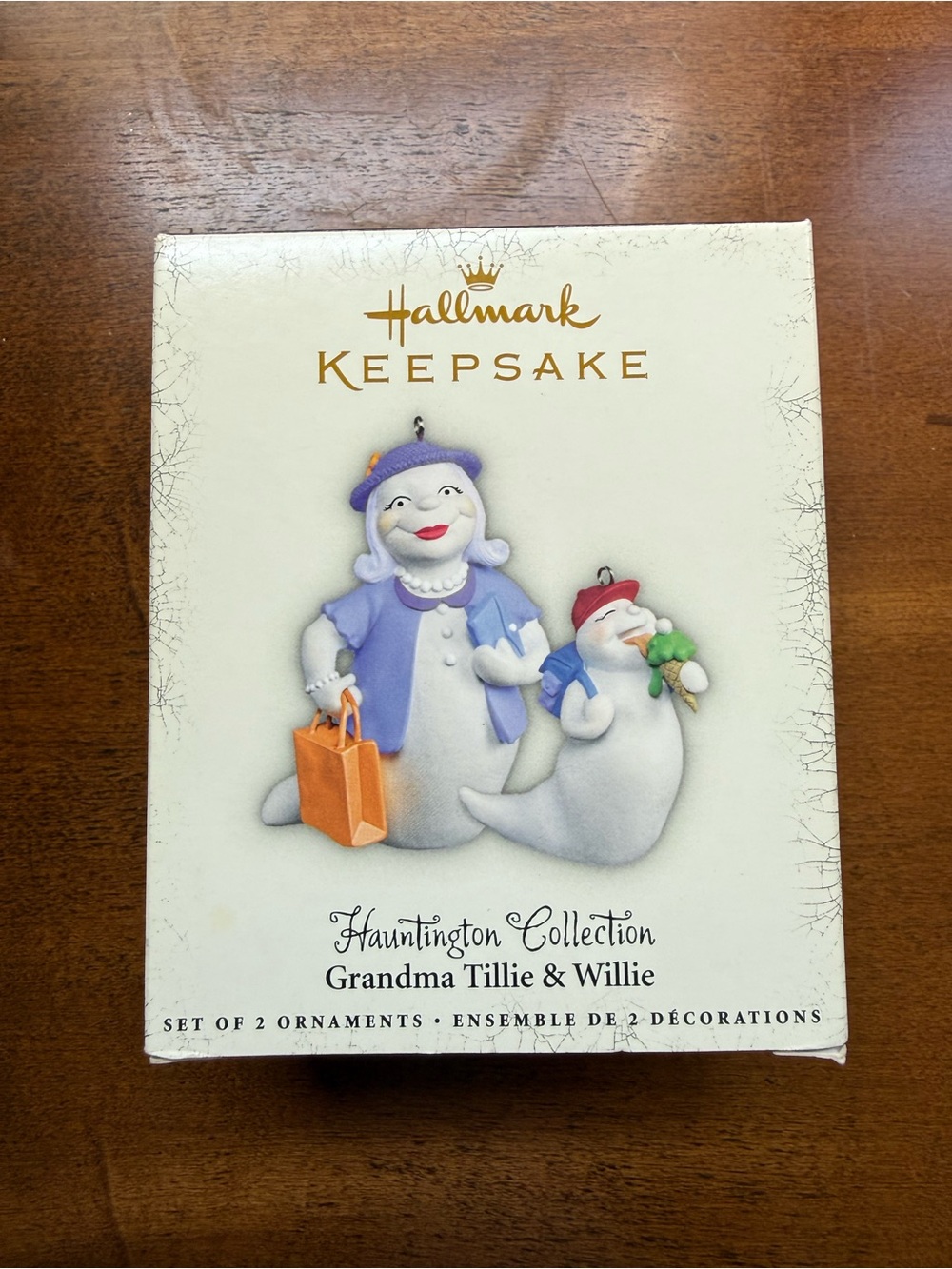 Hallmark Hauntington Collection Grandma Tillie & Willie Ornaments - 2005